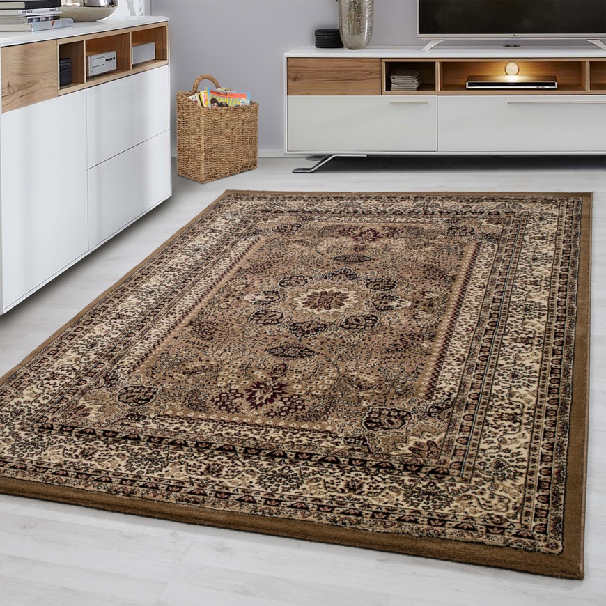 Large Oriental Beige Rug Marrakesh I Classic Beige Rug for Living Room, Bedroom, Hallway